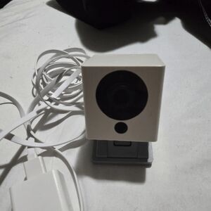 White Security Camera